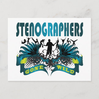Stenografen Gone Wild Briefkaart