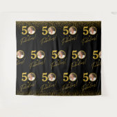 Step and Repeat Fabulous Birthday Photo Backdrop Wandkleed (Voorkant (horizontaal))