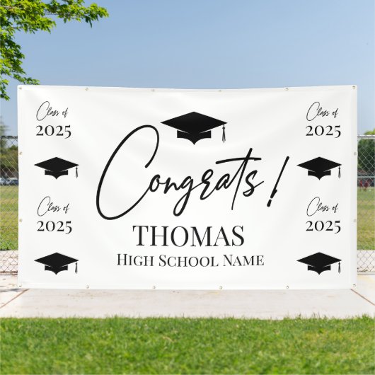 Step and repeat Graduation Backdrop banner  (Buitenkant)
