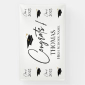 Step and repeat Graduation Backdrop banner  (Verticaal)