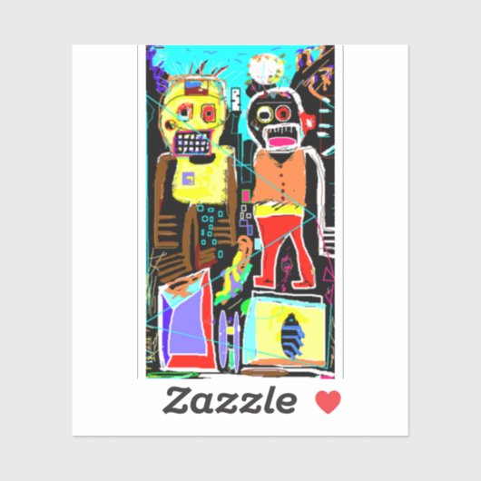 Step Brothers Sticker - Bold Abstract Face Art (Vel)