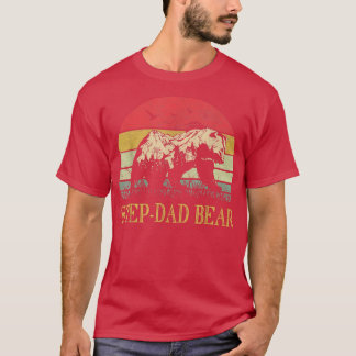 Step-Dad Bear Vintage T-shirt Fathers Day