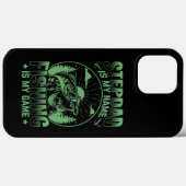 Step Dad is mijn naam Vist mijn spel Grappig Vist Case-Mate iPhone Case (Achterkant (horizontaal))