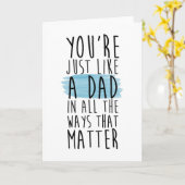 Step Dad vaderdag Card Kaart (Gele Bloem)