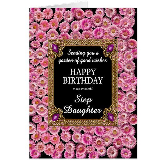 Step Fille Anniversaire Faisceau rose (Devant)