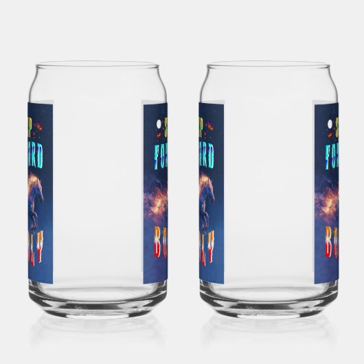 Step Forward Boldly Blikvorm Glas (Rechts)