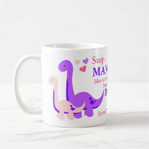 Step Mamasaurus Fête des Mères Café Mug