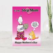 Step Mom Moederdag kaart (Voorkant)