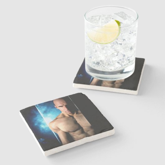 Step Out stone coaster Stenen Onderzetter (Zijkant)