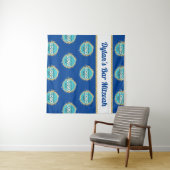 Step & Repeat Bar Mitswa achtergrond LOGO toevoege Wandkleed (In Situ (horizontaal))