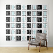  Step & Repeat Business Backdrop Two Logo Banner Wandkleed (In Situ (horizontaal))