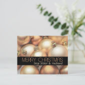 Step soeur & Husband Joyeuse carte de Noël (Debout devant)