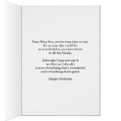 Step Son Anniversaire Mandala Design Abstrait (Intérieur (Droit))