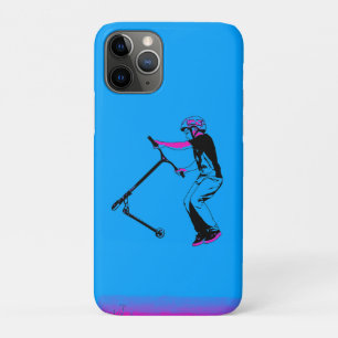 Step-trucs oefenen op de scooter - Scooterrijder iPhone 11 Pro Hoesje