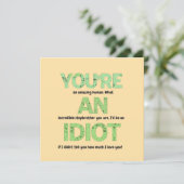 Stepbrother, je bent een geweldig menselijk gesche kaart (Staand voorkant)