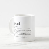 Stepdad Définition Mug Cadeau (Devant gauche)