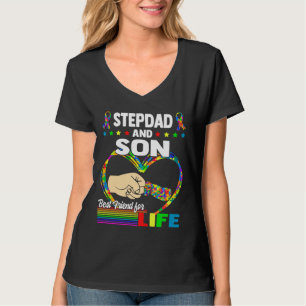 Stepdad en zoon beste vriend voor levensautisme va t-shirt