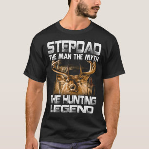 Stepdad het Man de mythe de jachtlende T-shirt