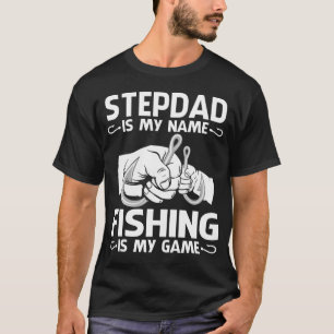 STEPDAD is mijn naam Vist mijn game T-shirt