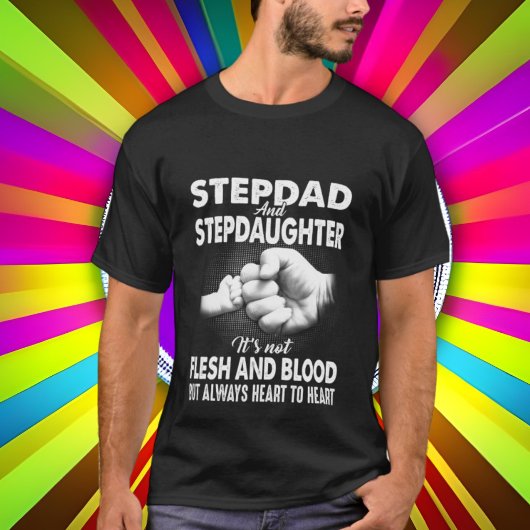 Stepdad Stepdochter woordt het gevoel van kunst T-shirt
