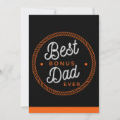 Stepdad Typografie Bedankkaart (Voorkant)