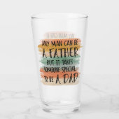 Stepdad Vaderdag Gift | Speciale vader Glas (Achterkant)