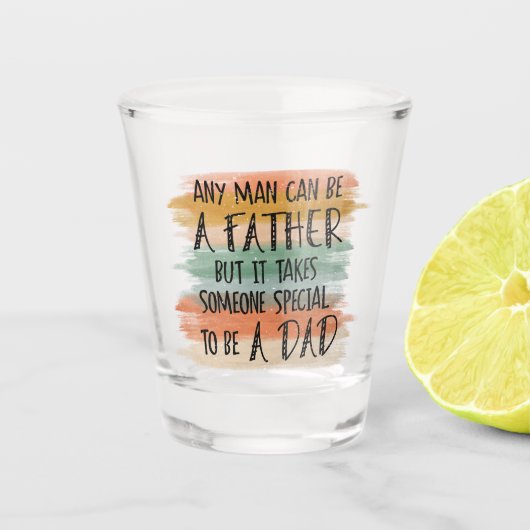 Stepdad Vaderdag Gift | Speciale vader Shot Glas (Voorkant)