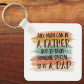 Stepdad Vaderdag Gift | Speciale vader Sleutelhanger (Voorkant)