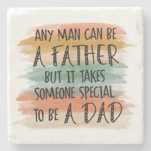 Stepdad Vaderdag Gift Speciale vader Stenen Onderzetter