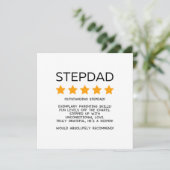 Stepdad Vaderdag of Stepdad Verjaardag Kaart (Staand voorkant)