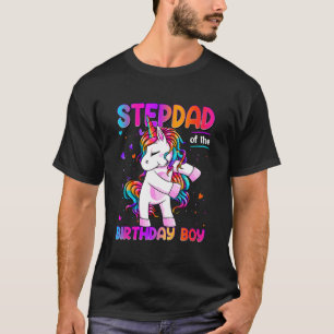 Stepdad van de 'Birthday Party Boy Matching' famil T-shirt