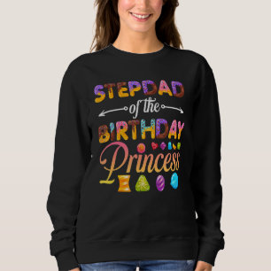Stepdad van de Birthday prinses Donut Birthday Gi Trui