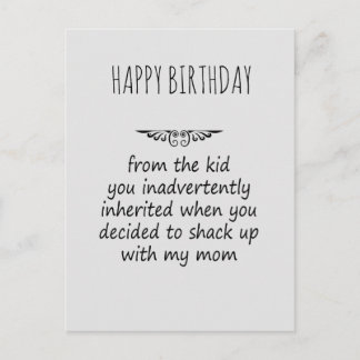 Stepfather Gift Briefkaart