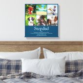 Stepfather, Stepdad Definition 6 Photo Fun Blue Canvas Afdruk (Insitu (Slaapkamer))