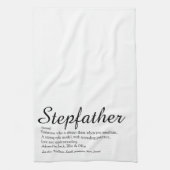Stepfather, Stepdad Definition Elegant Script Theedoek (Verticaal)