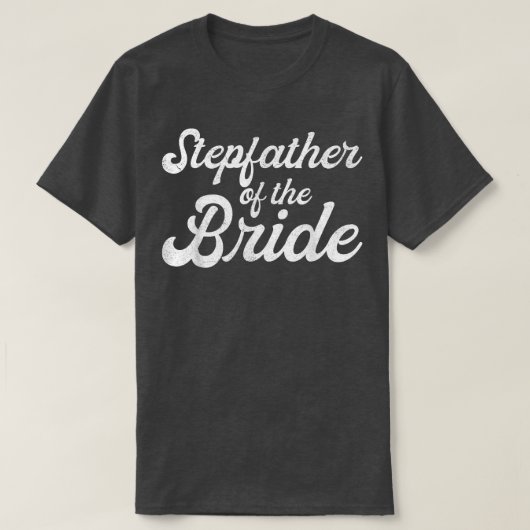 Stepfather van het Shirt van de Bride, Stepdochter (Design voorkant)