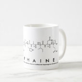 Stéphaine peptide nom mug (Devant droit)