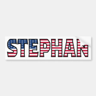 Stephan Nom Vorname USA Aufkleber Sticker Auto
