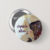 Stephanie Allison Ronde Button 5,7 Cm (Voorkant /achterkant)