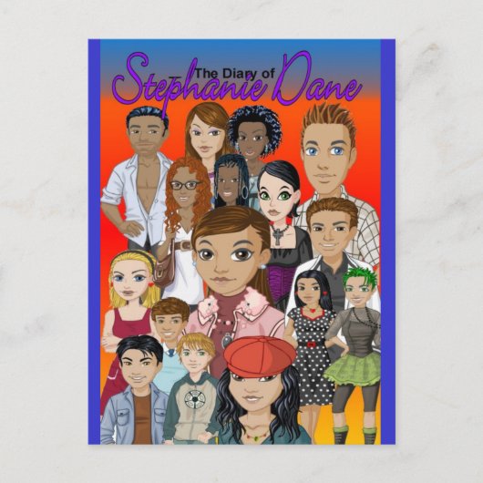 Stephanie Dane Briefkaart (Voorkant)