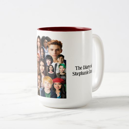 Stephanie Dane en vrienden Mok (Voorkant rechts)