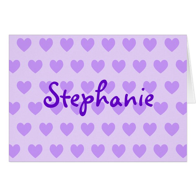 Stephanie in het Paars (Voorkant Horizontaal)