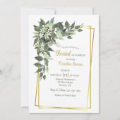 Stephanotis Cascade Invitation Kaart (Voorkant)