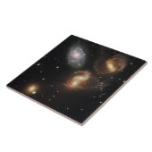 Stephan's kwintet: een galactisch wrak tegeltje (Zijkant)