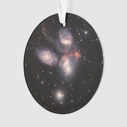 Stephan's Quintet 5 Galaxies Deep Field James Webb Ornament (voorkant)