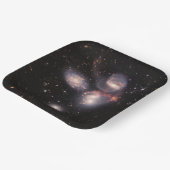 Stephan's Quintet 5 Galaxies Deep Field James Webb Papieren Bordje (Gebogen)