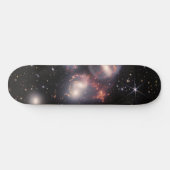 Stephan's Quintet 5 Galaxies Deep Field James Webb Skateboard (Horizontaal)