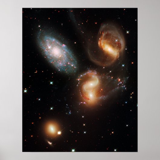 Stephan's Quintet afdruk Poster (Voorkant)