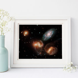Stephan's Quintet Celestiale Ruimtefoto 10x8 Poster