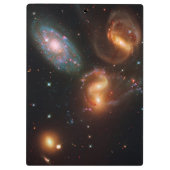 Stephans Quintet deep space star-sterrensterrenste Klembord (Achterkant)